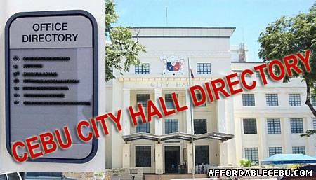 cebu city government directory